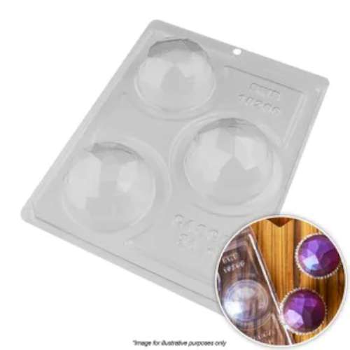 3D Geo Sphere Chocolate Mould - 70 mm